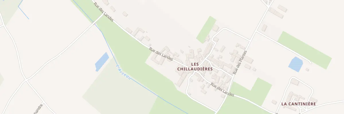 Plan du 21 Rue des Landes à Parçay-sur-Vienne