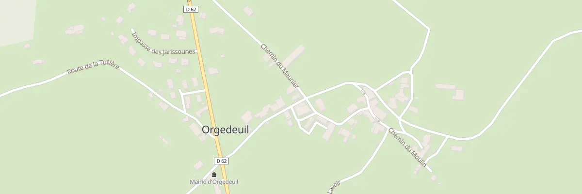 Plan du 3 Rue du Bourg à Orgedeuil