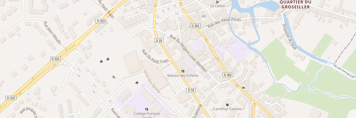 Plan du 7 Av de Verdun à Connerré