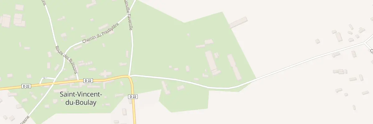 Plan du 3 Rte de St Martin du Tilleul à Saint-Vincent-du-Boulay