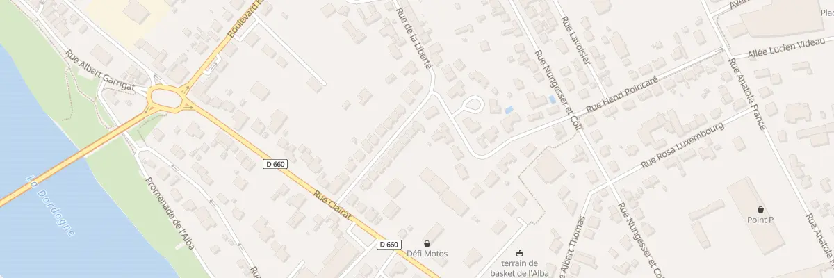 Plan du 15 Rue de la Liberté à Bergerac