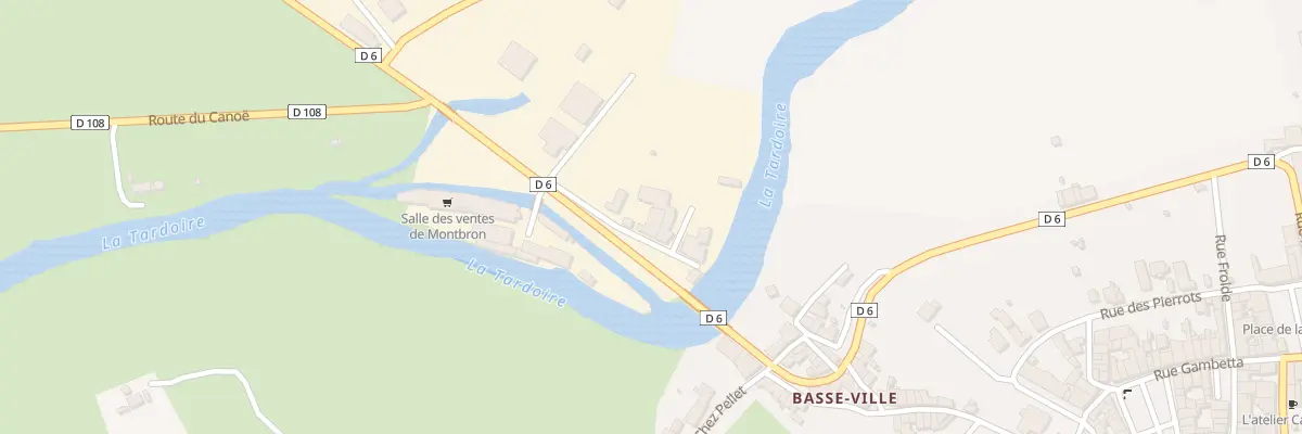 Plan du 27B Rue de la Rochefoucauld à Montbron