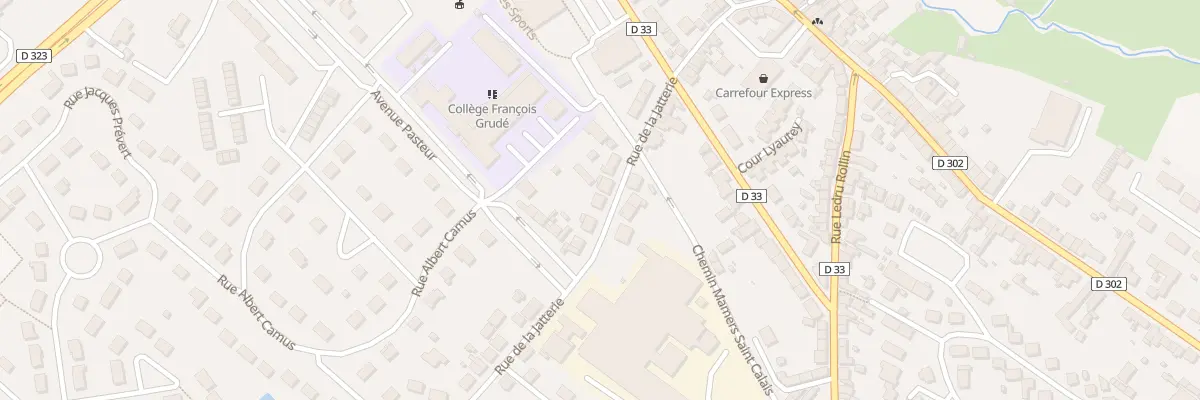 Plan du 20 Rue de la Jatterie à Connerré