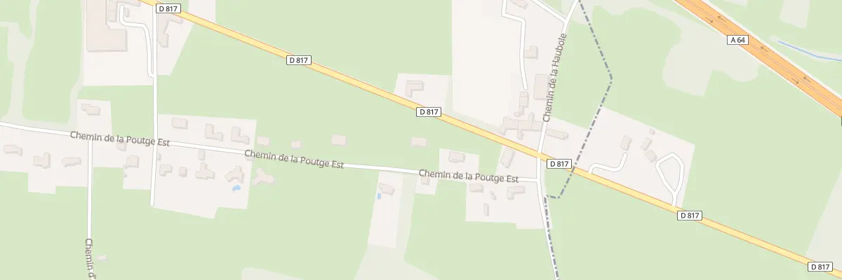 Plan du 53 Che de la Poutge Est à Saint-Laurent-de-Neste