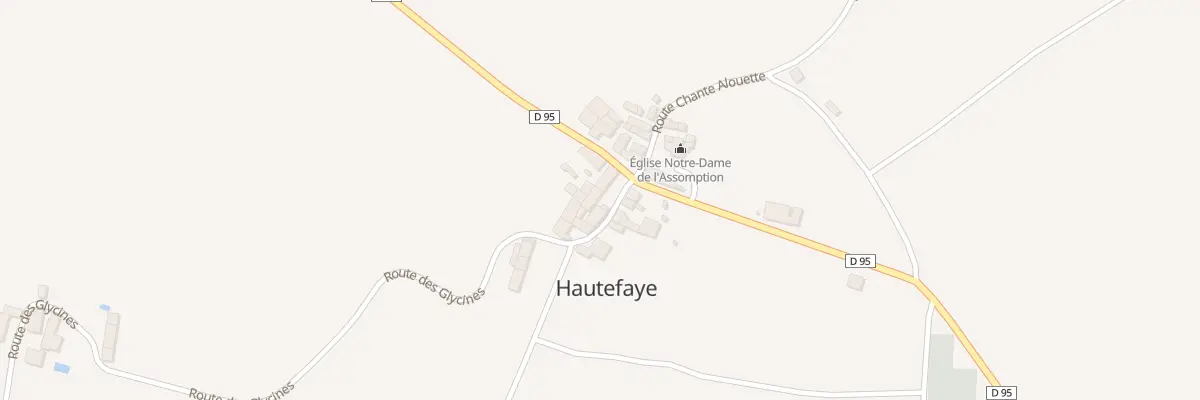 Plan du 13 Le Bourg à Hautefaye