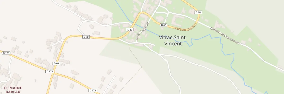Plan du 2 Che de l’Ecluse à Vitrac-Saint-Vincent