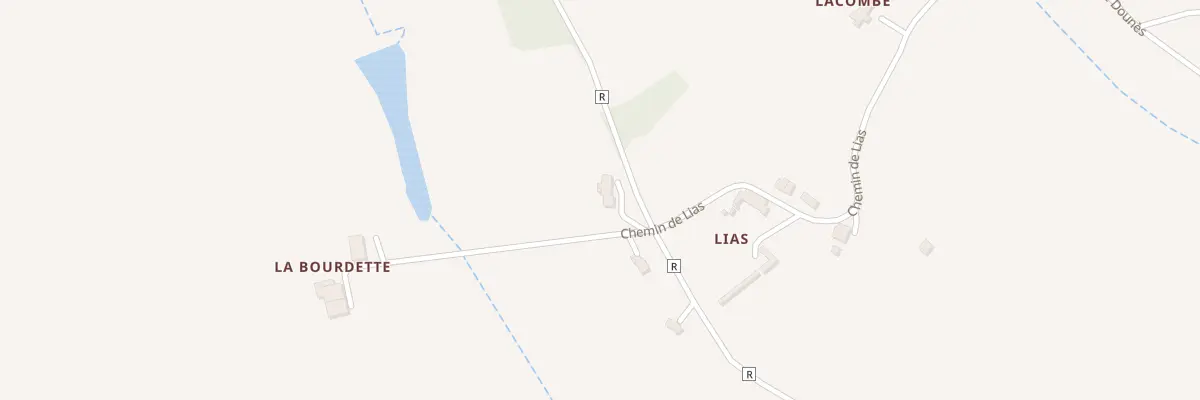 Plan du 1322 Che de Lias à Moncaut