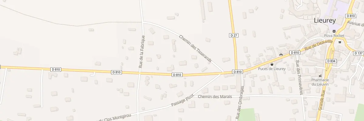 Plan du 90 Rte de Cormeilles à Lieurey