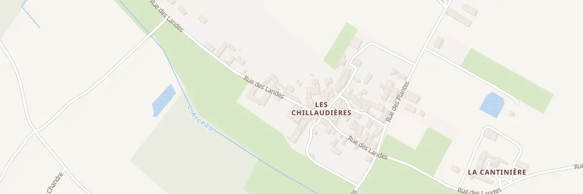 Plan du 15 Rue des Landes à Parçay-sur-Vienne