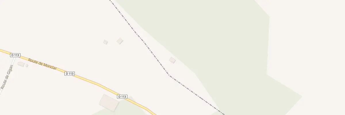 Plan du 1369 Rte de Monclar à Coulx