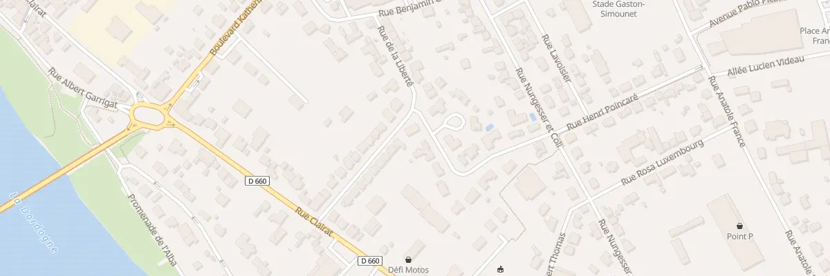 Plan du 17B Rue de la Liberté à Bergerac