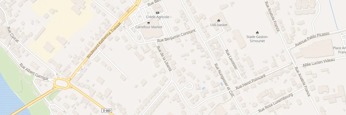 Plan du 27 Rue de la Liberté à Bergerac