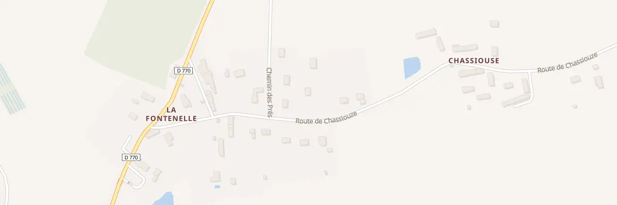 Plan du 11 Rte de Chassiouze à Courgeoût