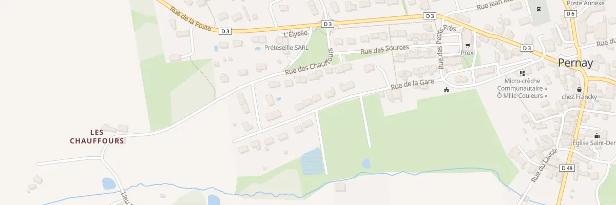 Plan du 24 Rue de la Gare à Pernay