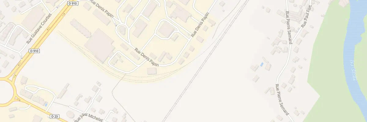 Plan du 23 Rue Denis Papin à Naintré