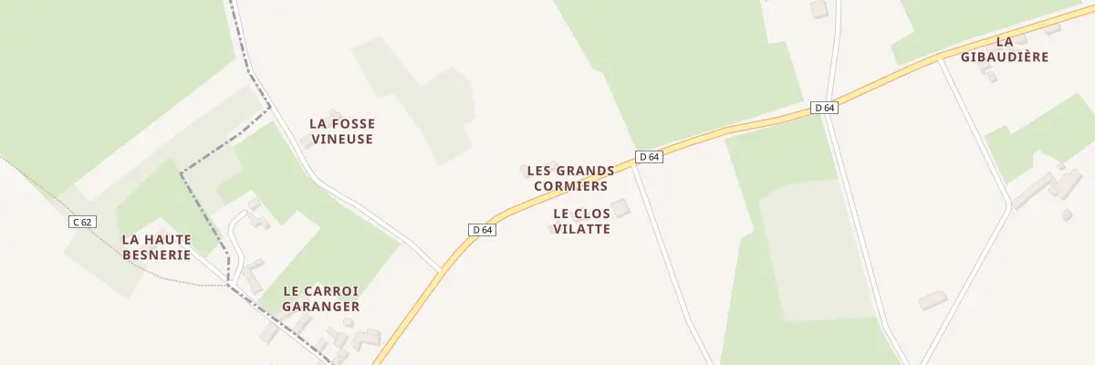 Plan du 5441 Les Grands Cormiers à Chahaignes