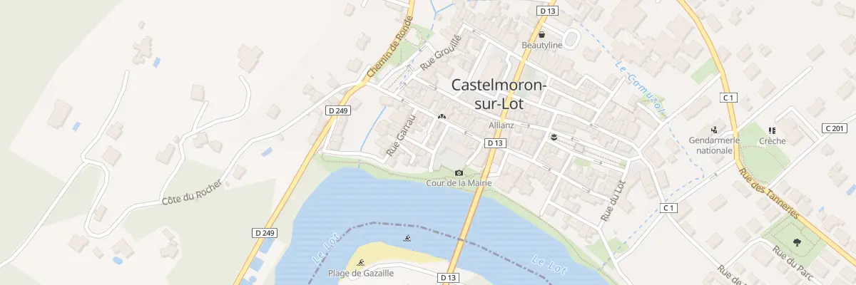 Plan du 2 Rue du Château à Castelmoron-sur-Lot