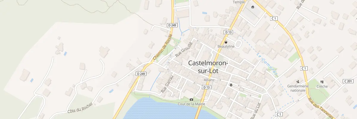 Plan du 48 Rue Grouille à Castelmoron-sur-Lot