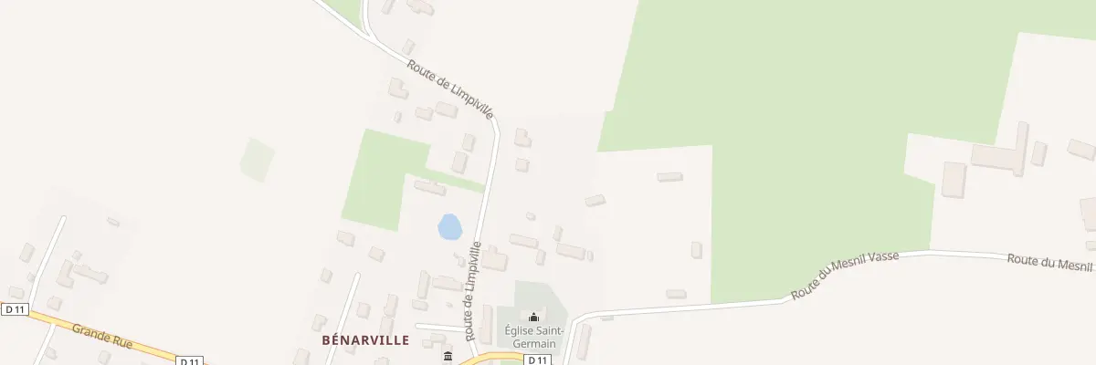 Plan du 122 Rte de Limpiville à Bénarville