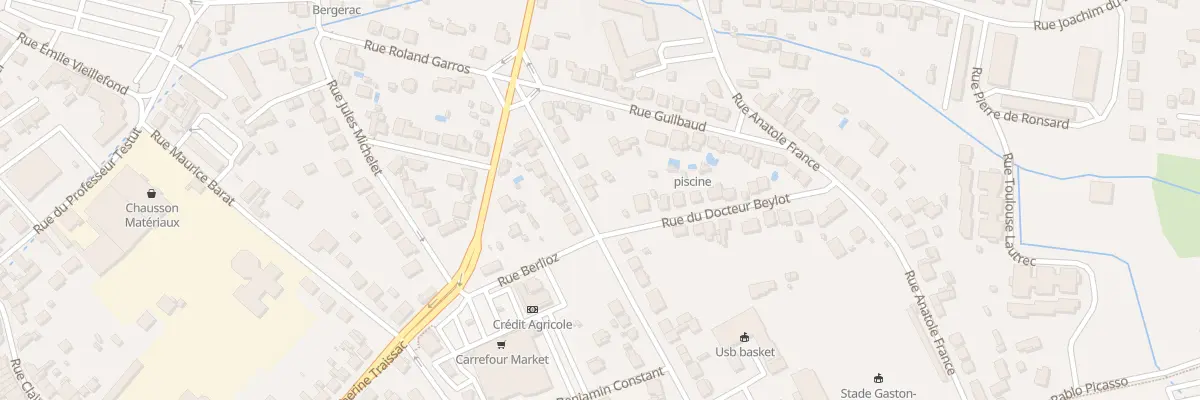 Plan du 67 Rue Nungesser et Coli à Bergerac