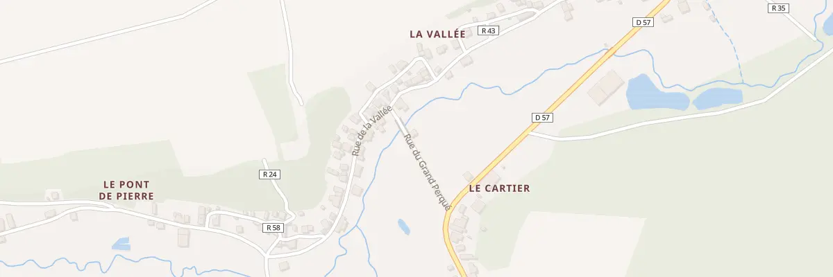 Plan du 1 Rue du Grand Perqué à Villaines-les-Rochers
