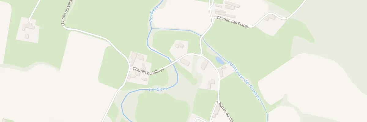 Plan du 10 Che du Village à Gaussan