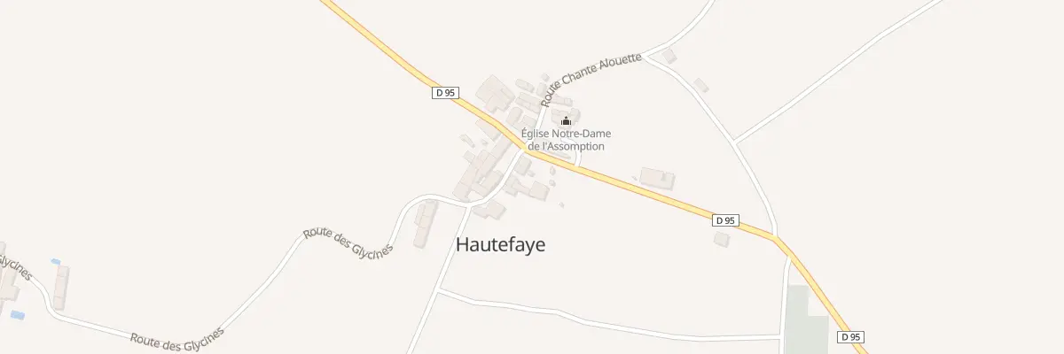 Plan du 21 Rte du Maréchal Ferrant à Hautefaye