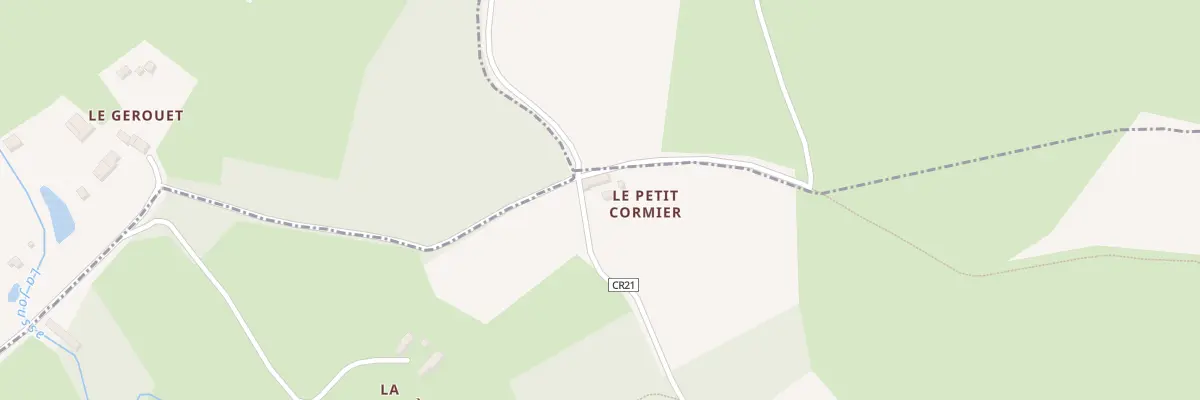 Plan du 5454 Petit Cormier Tuffe à Tuffé Val de la Chéronne