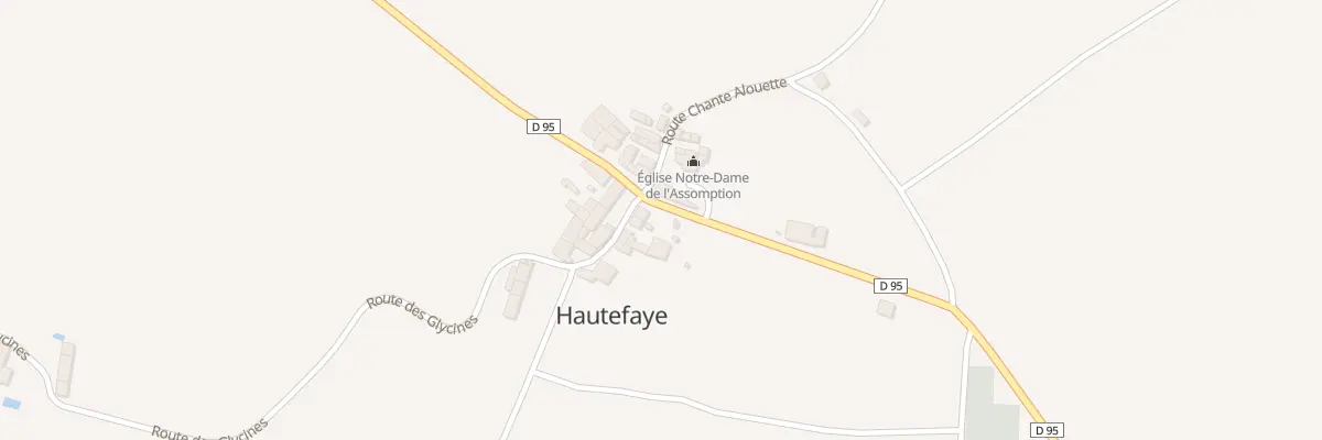 Plan du 18 Le Bourg à Hautefaye