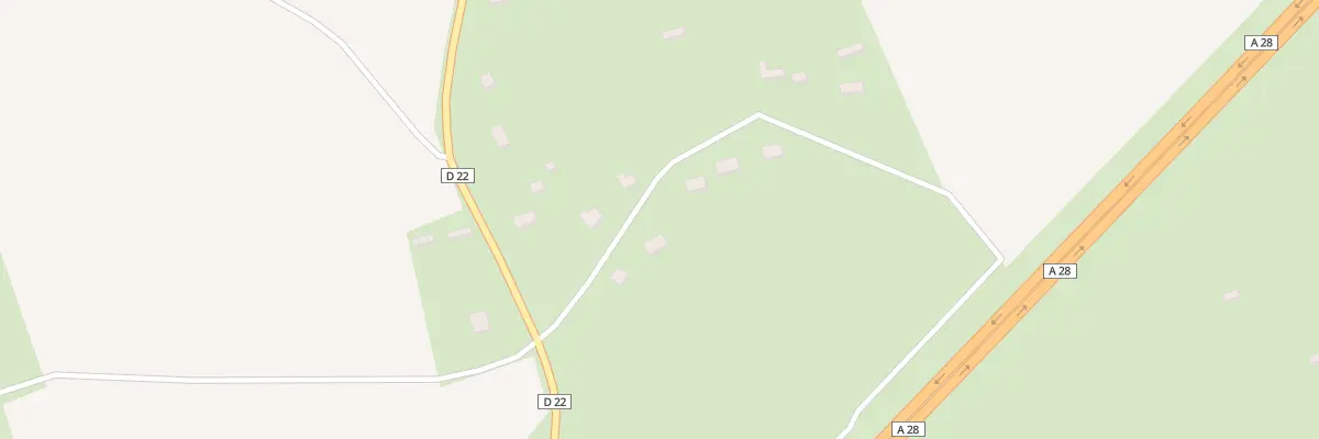 Plan du 1000 Che de la Deviniere à Saint-Vincent-du-Boulay