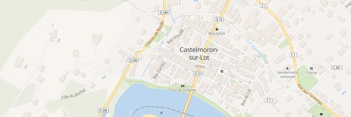 Plan du 22 Rue Gabriel Charretier à Castelmoron-sur-Lot