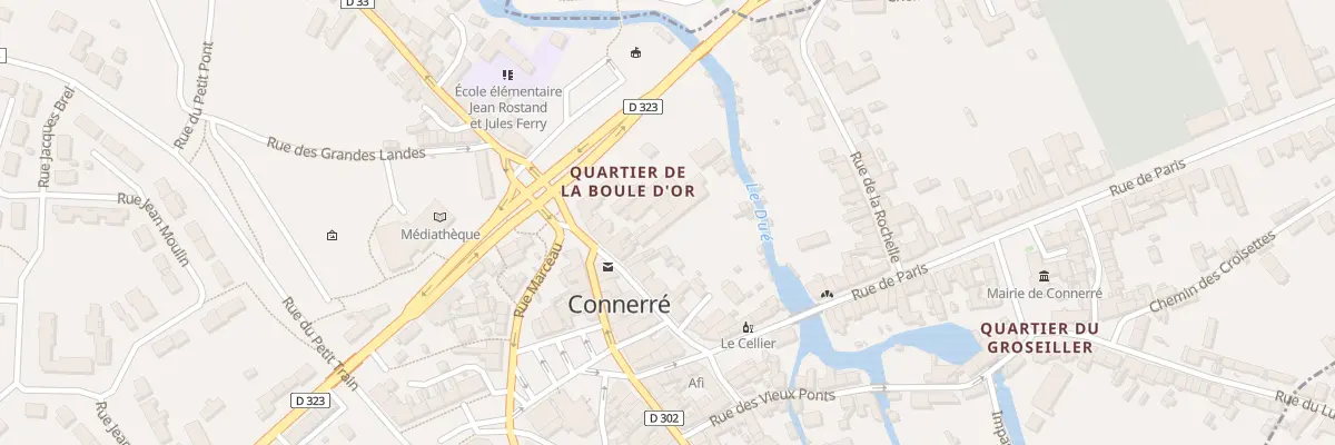 Plan du 5 Rue Faidherbe à Connerré