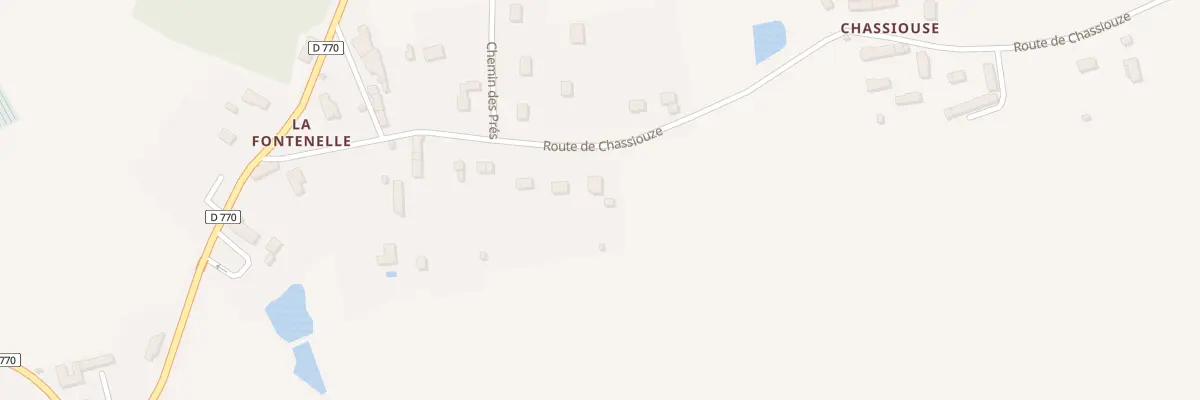 Plan du 12 Rte de Chassiouze à Courgeoût