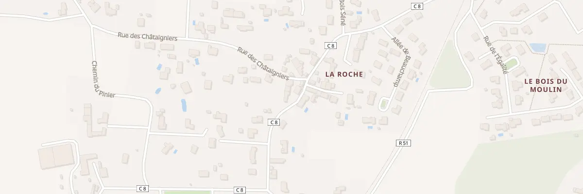 Plan du 8 Rue de la Roche à Saint-Julien-l’Ars