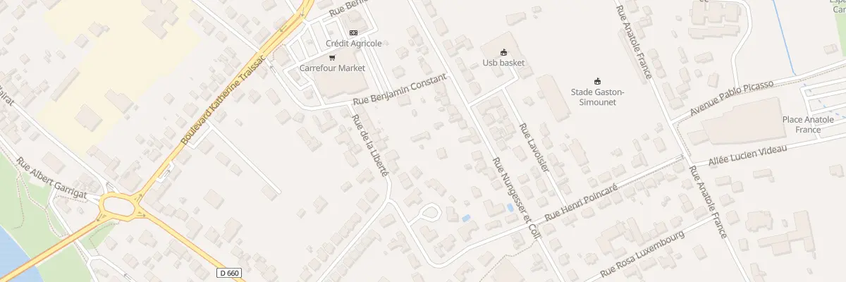 Plan du 25B Rue de la Liberté à Bergerac