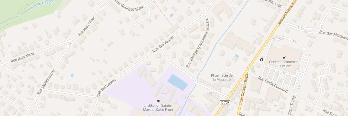 Plan du 19 Rue Mozart à Bergerac