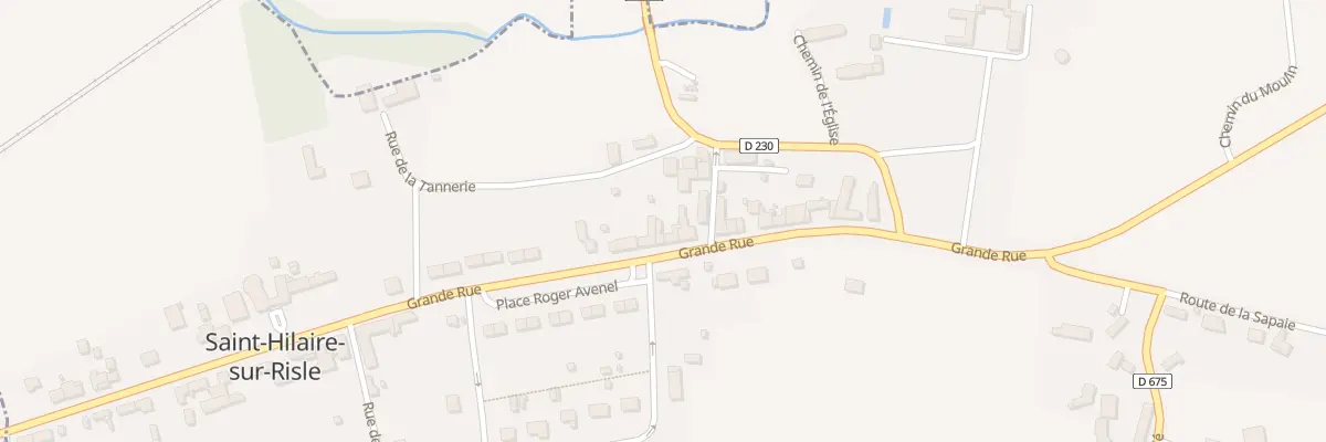Plan du 39 Grande Rue à Saint-Hilaire-sur-Risle