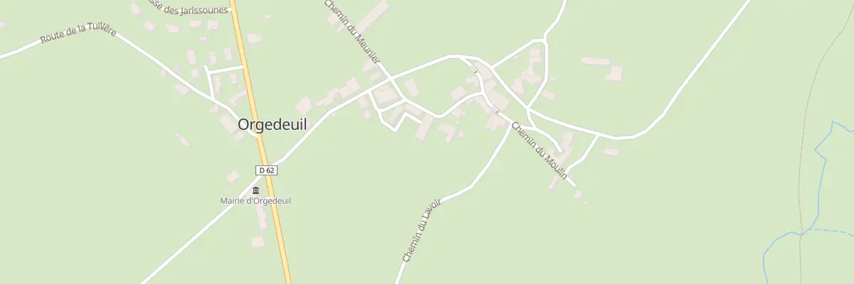 Plan du 4 Che du Moulin à Orgedeuil