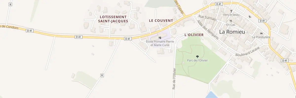 Plan du 13 Av Roger Lacroix à La Romieu
