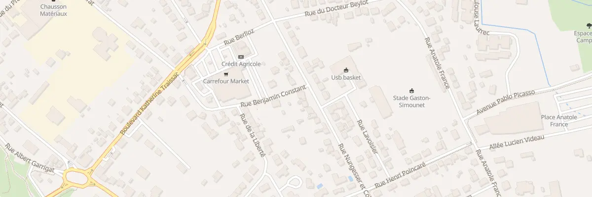 Plan du 60 Rue Nungesser et Coli à Bergerac