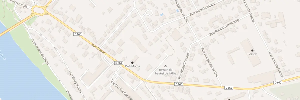 Plan du 110 Rue Clairat à Bergerac