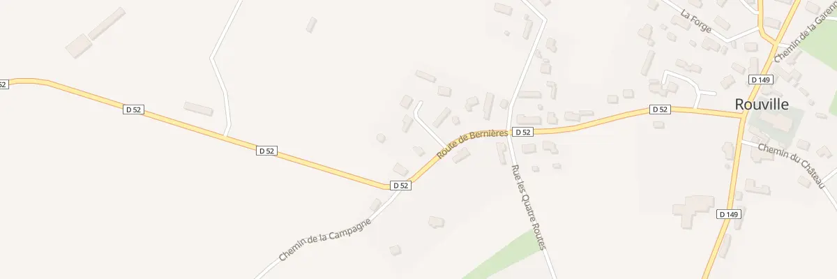 Plan du 342 Rte de Bernières à Rouville