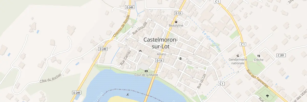 Plan du 16 Rue du Temple à Castelmoron-sur-Lot