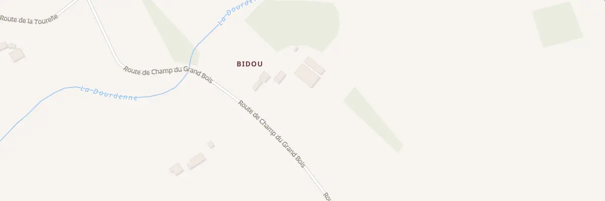 Plan du 668 Rte de Champ du Grand Bois à Saint-Colomb-de-Lauzun