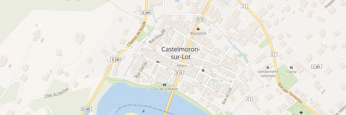 Plan du 9 Pl de l’Eglise à Castelmoron-sur-Lot