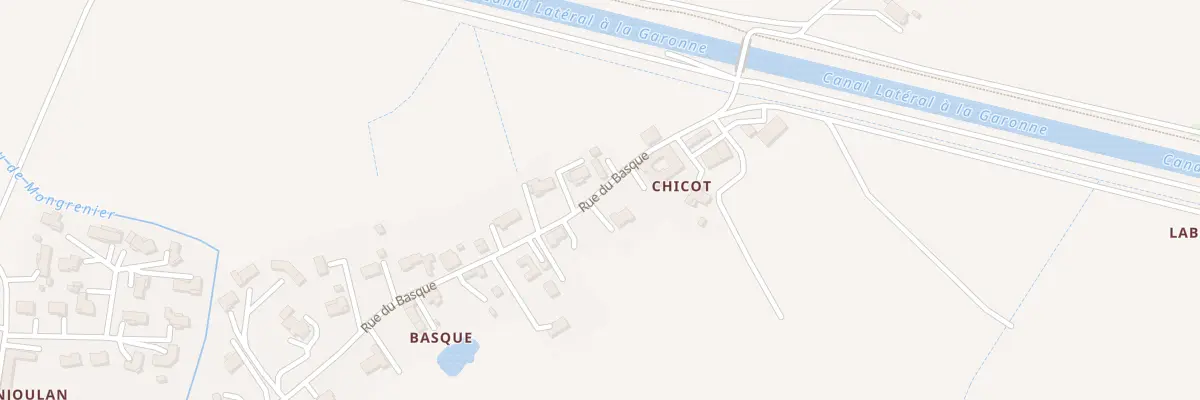 Plan du 16 Rue du Basque à Sérignac-sur-Garonne