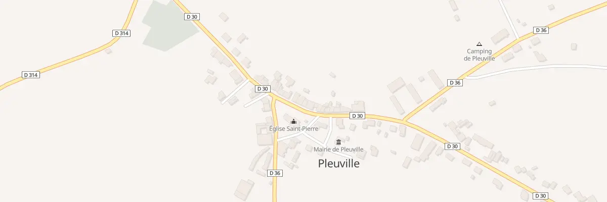 Plan du 29 Rue de la Resistance à Pleuville