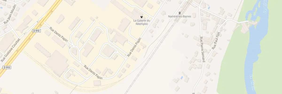 Plan du 17 Rue Denis Papin à Naintré