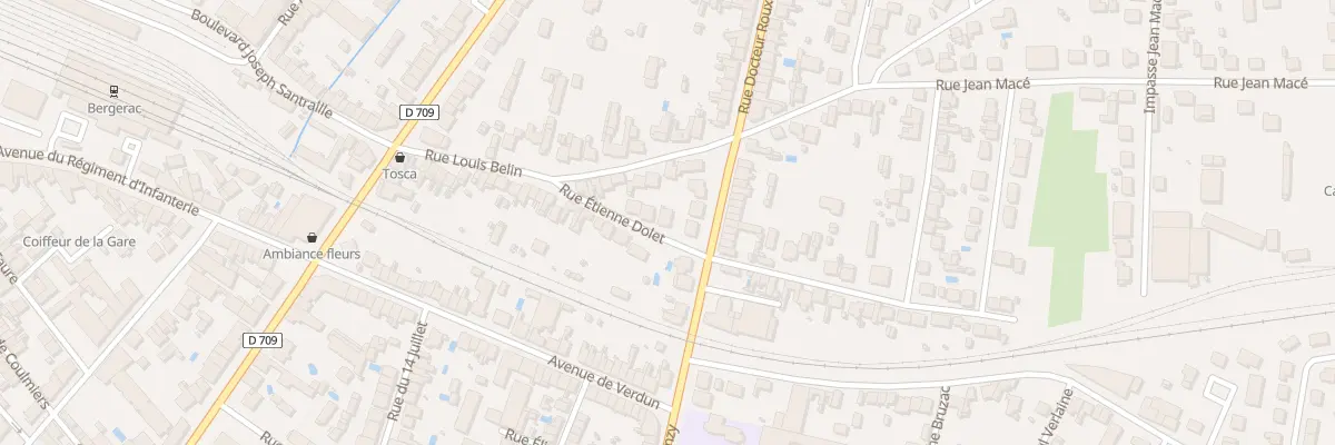 Plan du 16 Rue Etienne Dolet à Bergerac
