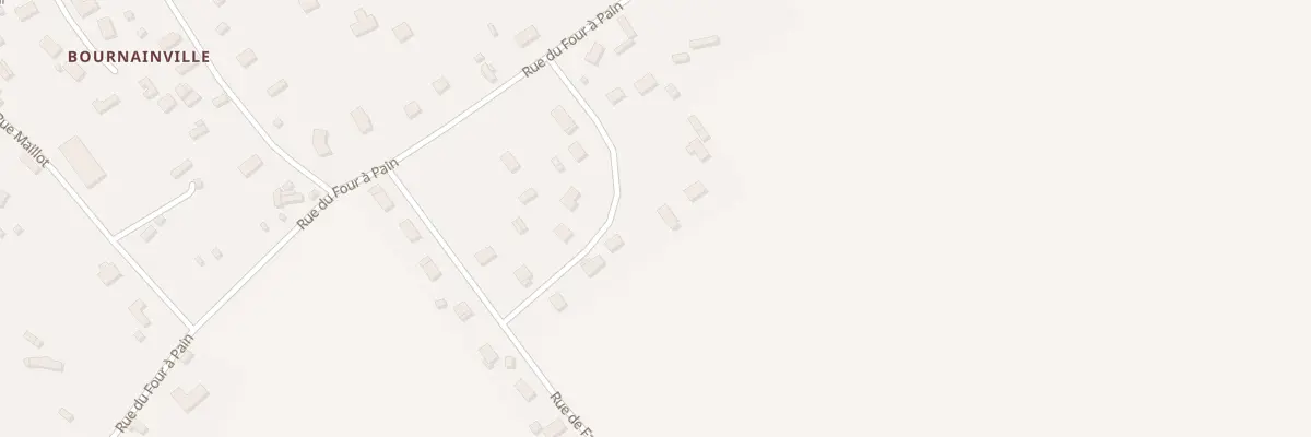 Plan du 8 Rue du Haut Buc à Bournainville-Faverolles